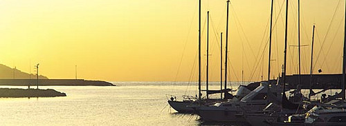 Sanremo: tramonto sul porto vecchioSanremo: the old port at sunset