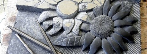scultura in ardesia